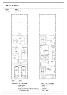 Floor plans — Costa Brava 2 — K450 Plot No: 5052 Mun.No: 683-8435